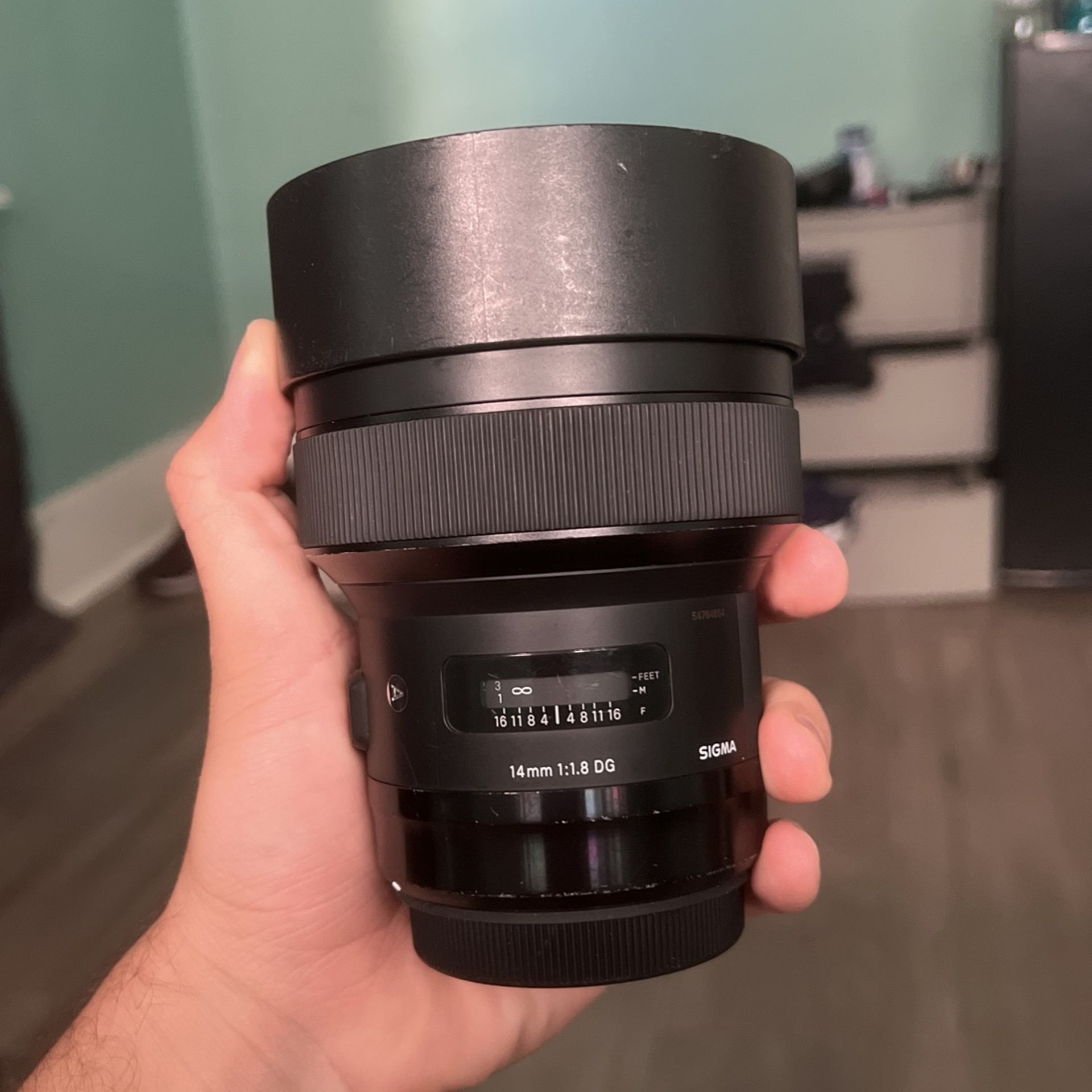 Sigma 14mm 1.8 EF mount For Canon
