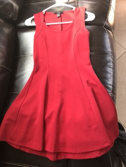 Red cute dress size small