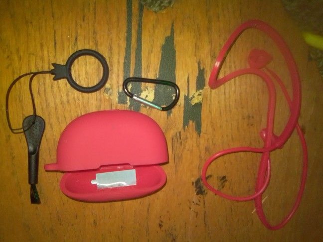 Red OR Black Silicone Samsung Bud Cover