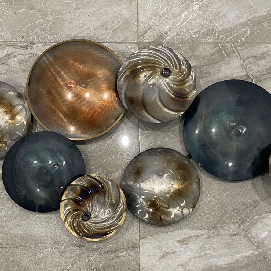 Wall Decor Metal Circles For Home