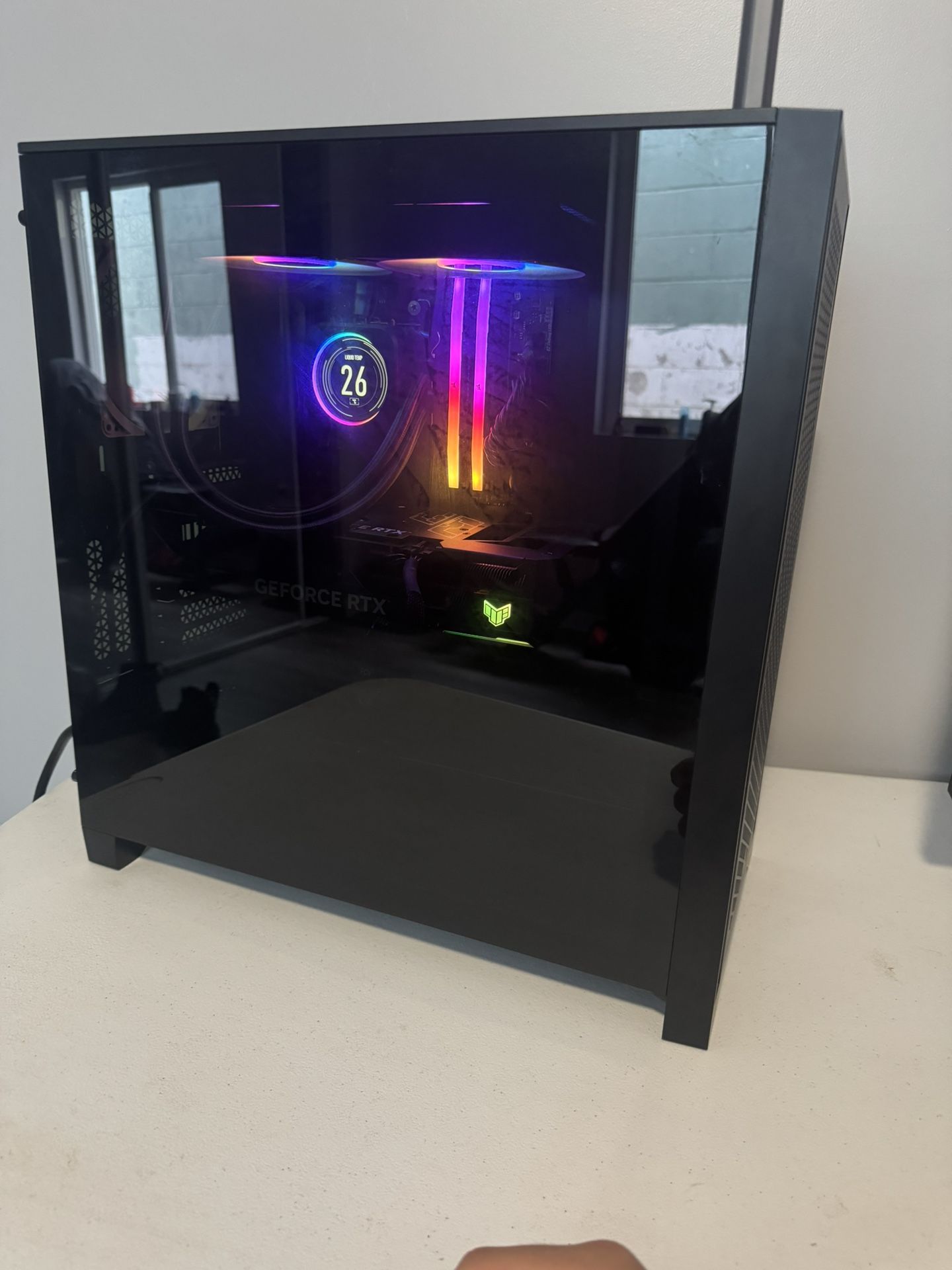Custom Built Gaming PC – RTX 4070, Ryzen 7 7800X3D, 32GB DDR5, 1TB NVMe – $2,000 OBO