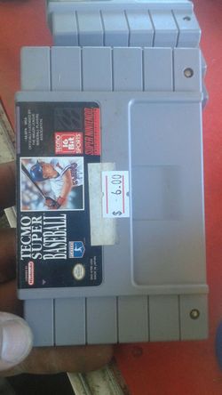 Tecmo super baseball