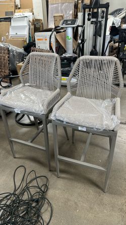 Lemanja Patio bar stool with cushion