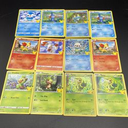 Lot Of 9 Pokemon 25th Anniversary Lot 3 Holo Foil Cards NM - Mint Condition