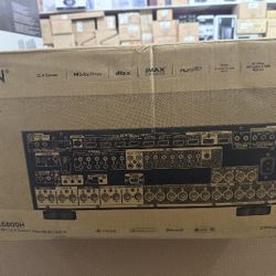 Denon AVR-X6800H 11x 140W RMS
11.4-channel home theater receiver with Dolby Atmos, Bluetooth, Apple AirPlay 2, and Amazon Alexa compatibility