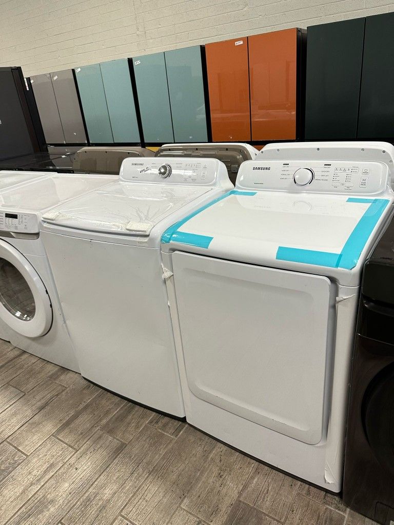 Samsung Washer and Dryer Set Electric New with warranty