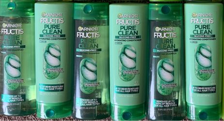NEW Garnier Fructis - $3.50 Each or $20 for All - Shampoo & Conditioner - Pure Clean