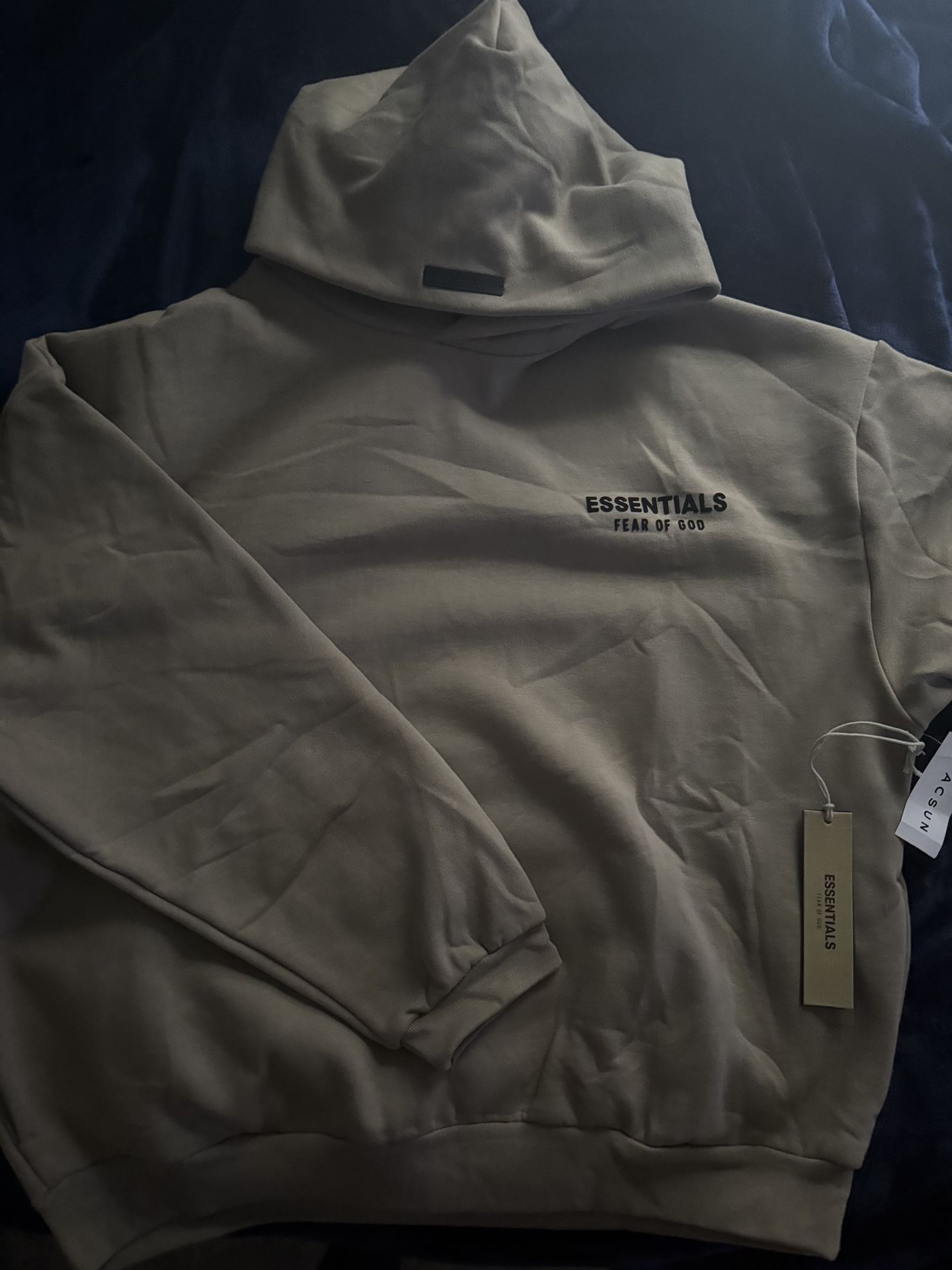 Essentials Fear of God fleece hoodie size M
