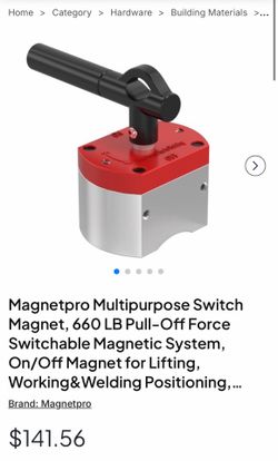 Magnetpro Multipurpose Switch Magnet, 660 LB