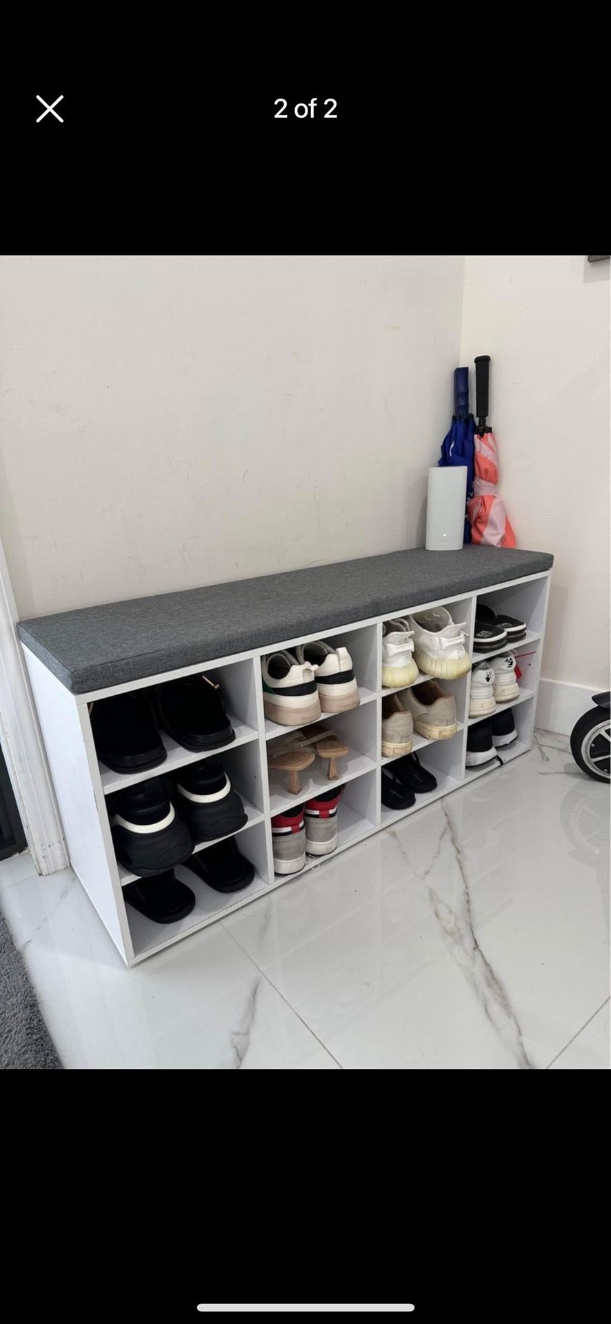 Shoe Bench Rack 