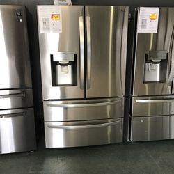 Lg French Door Smart Refrigerator With Smart Cooling Plus LR2M