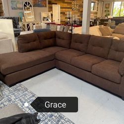 Maier Ashley ❤️ Sectional Sofa w/ Chaise/Financing Available/ Fast Delivery $1199
