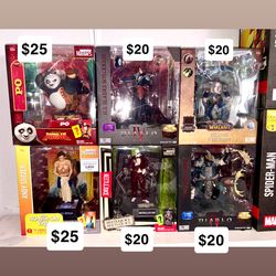 Mcfarlane Toys ‘Movie Maniacs’ & ‘Gamer Maniacs’ Statues