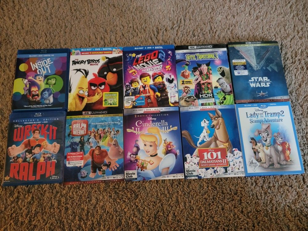 Disney DVD Lot