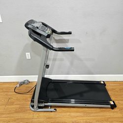 electric treadmill folding compact krd black grey