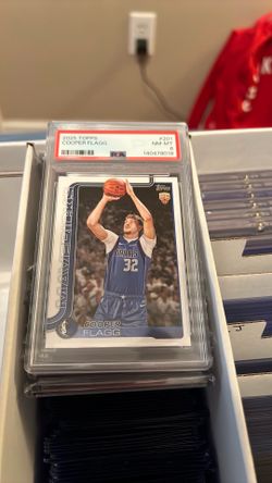 Cooper Flagg Topps Rookie Card PSA8