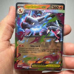 MEGA CHARIZARD X EX 013/094 DOUBLE RARE PHANTASMAL FLAMES POKEMON NM