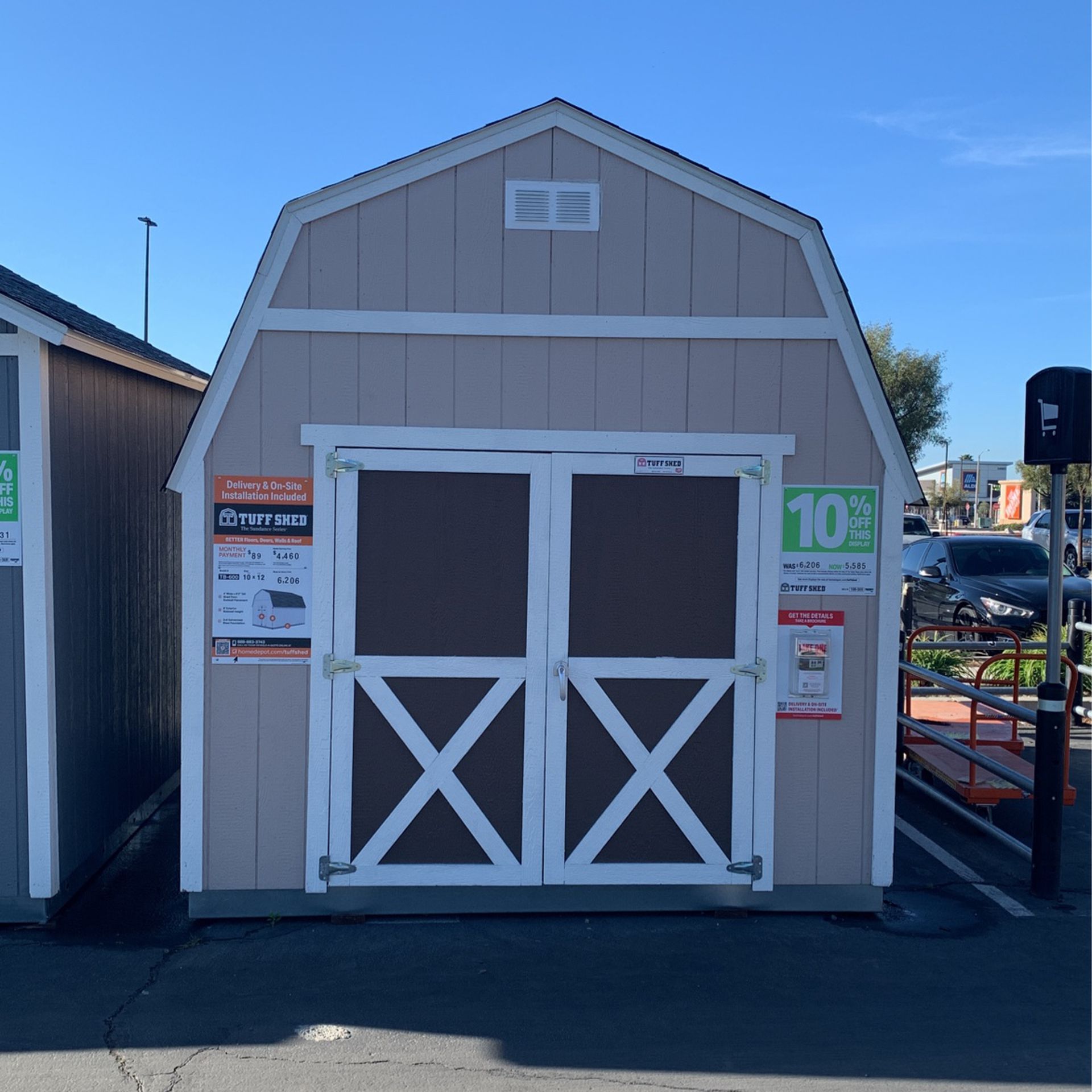 Tuff Shed Sundance TB-600 10x12 Was $6,206 Now $5,585 10% Off Financing Available!