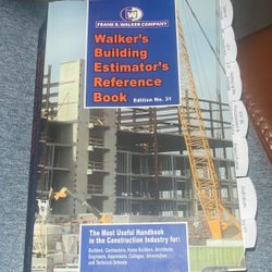 Walkers Building Estimator’s Reference Book Edition No.31