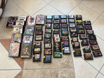 Lot Of Sega Genesis Games 