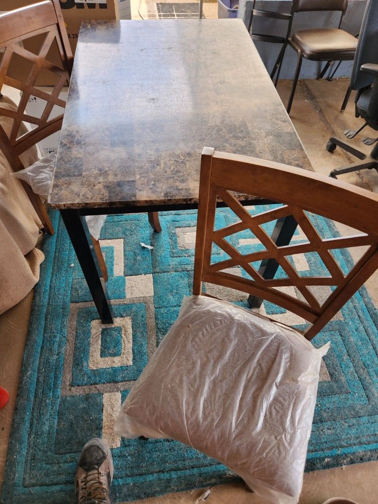 Table With 2 Chairs Dining Table