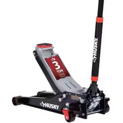 Husky 3-Ton Low Profile Floor Jack with Quick Lift