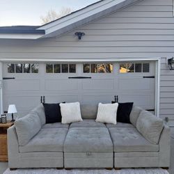 Grey Thomasville modular sectional