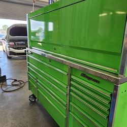 Snap On KRL1023 72inch Tool Box W/ Hutch, Might Trade. SEE DESCRIPTION