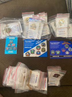 Vintage Dodgers, Unocal pins 55 pins total