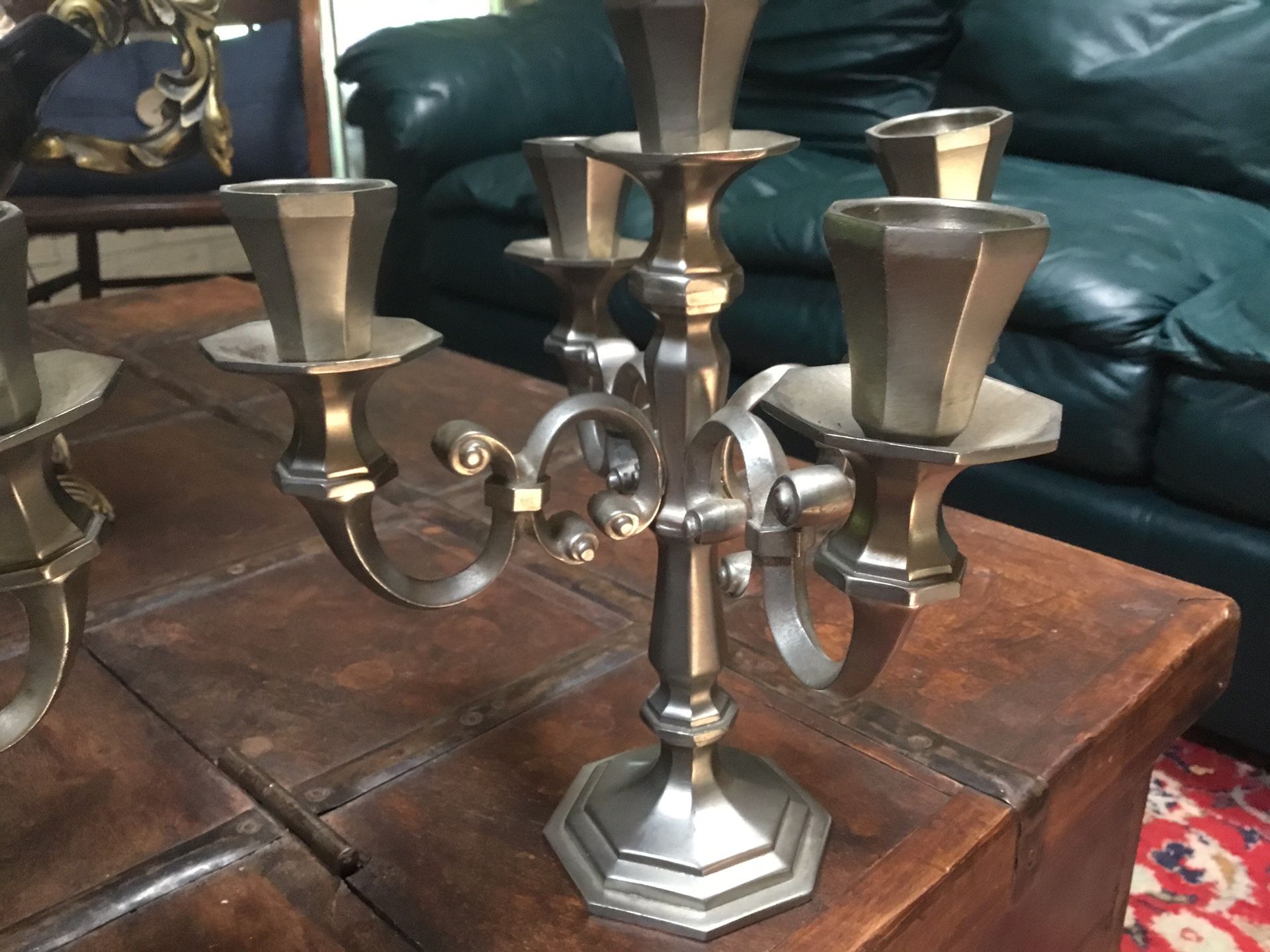 RARE pair of candelabra, IREILING-ZINN