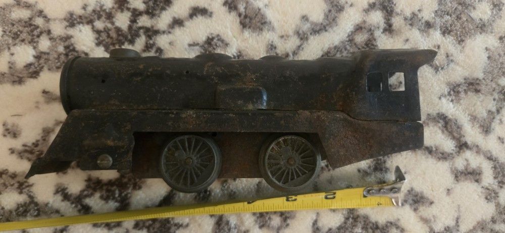 Vintage Marx TIn Metal Black WInd Up Rallroad
Locomotive No Key 1950's