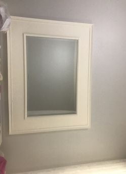 Shabby Chic Large Off white Mirror