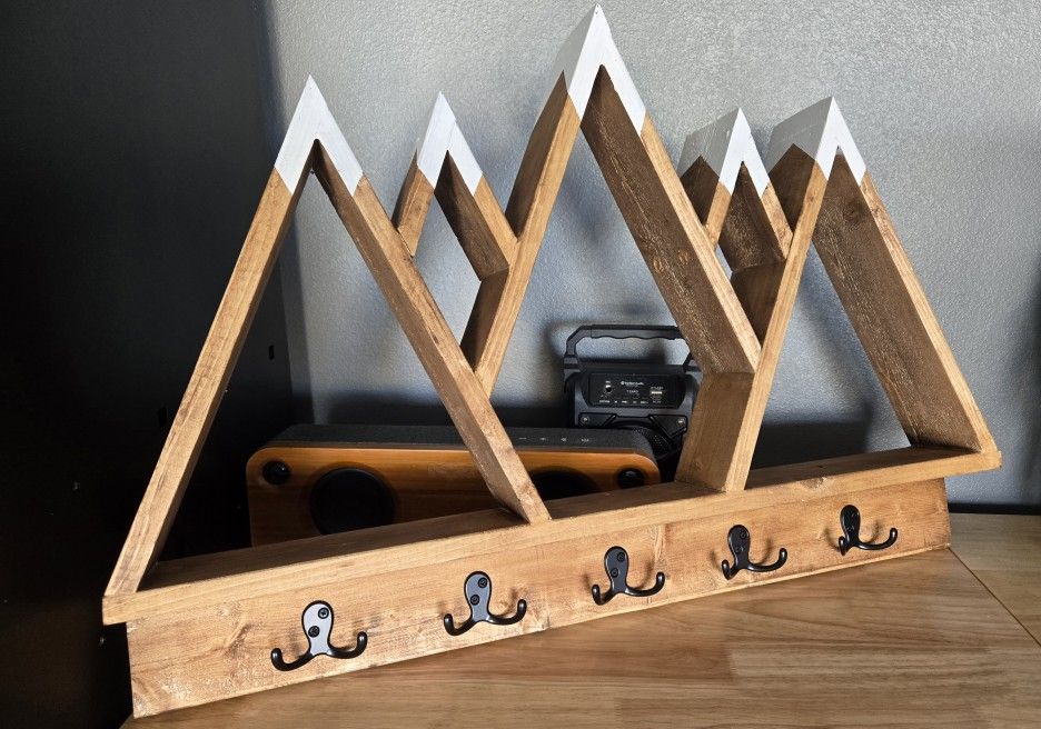 Wooden Mountain Shelf