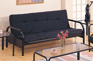 Black Metal Futon Frame! Brand New! Lowest Prices!
