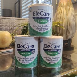 3 Cans EleCare Formula Exp 5/26 $27 TOTAL SEALED New 