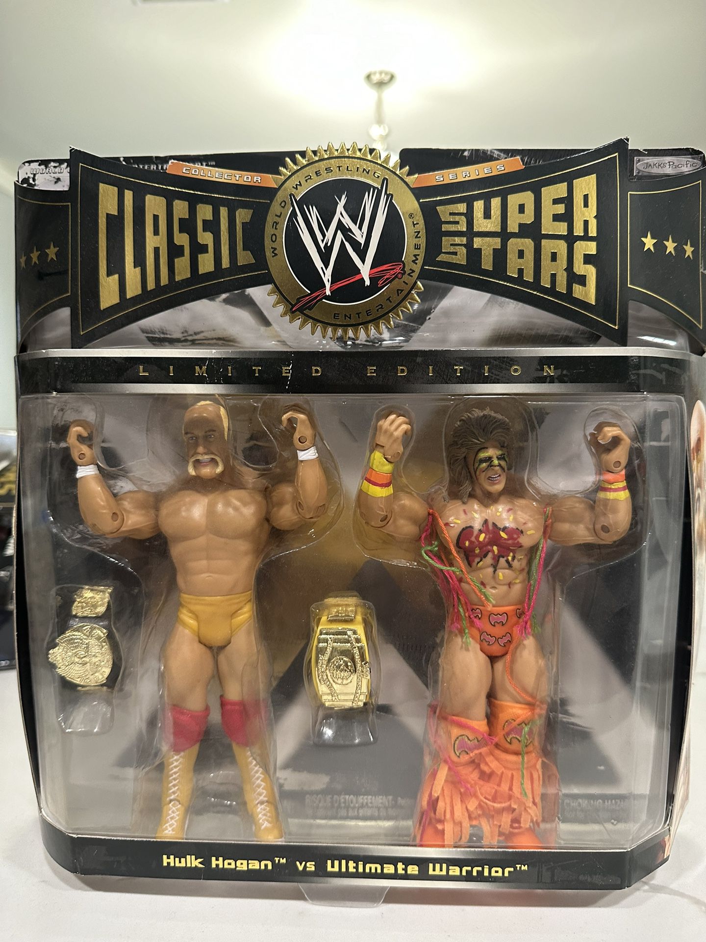 Hulk Hogan And Ultimate Warrior WWF classic superstars