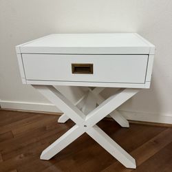White Side Table 