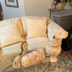 White Couch 3 Piece Set