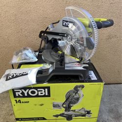 RYOBI 14 Amp Corded 10 in. Compound Miter Saw