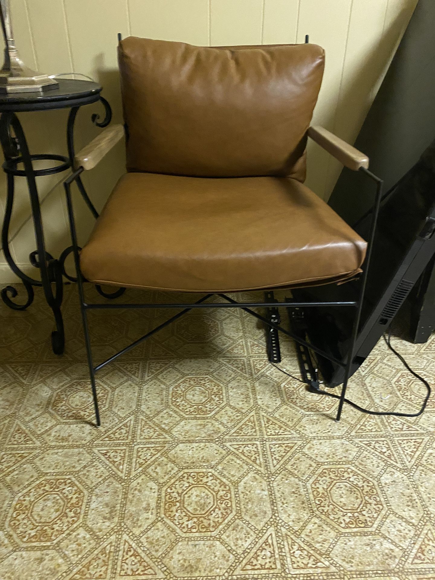 Like New (never Used) Leather Chair 