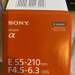 Sony Lense 55-210mm 