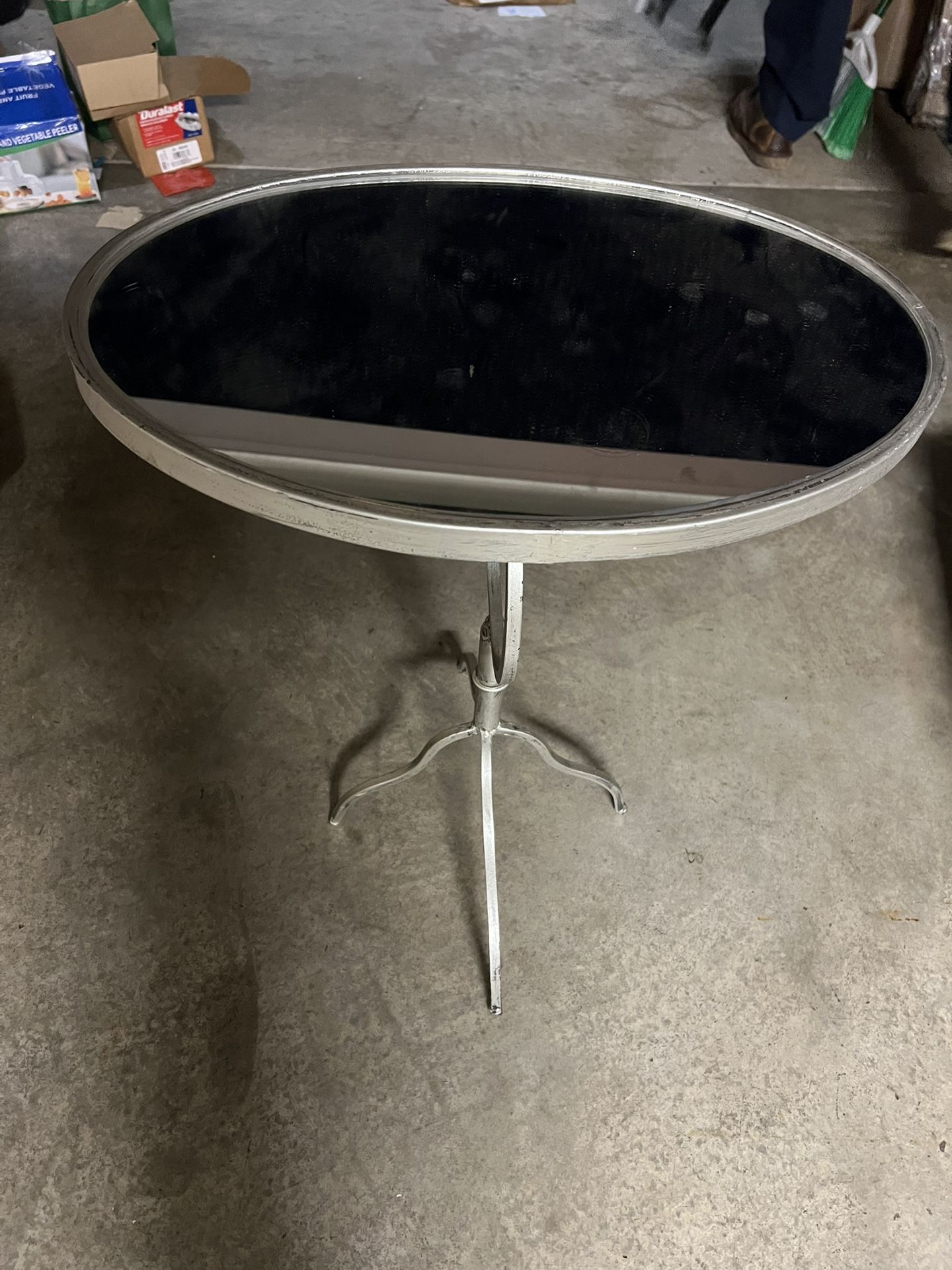 Side Table With Mirror 