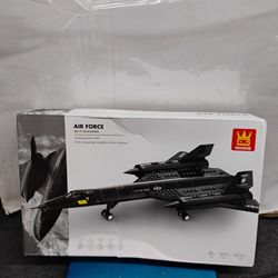 Wange Building Blocks Set, SR-71 Blackbird (Model 4005). 