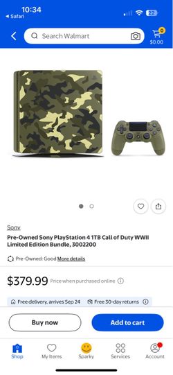 PlayStation 4 call of duty edition Camo