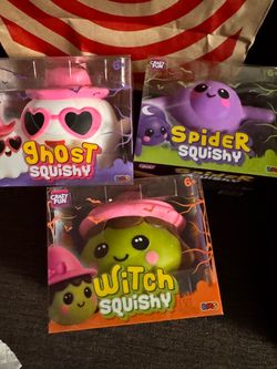 Crazy Fun Halloween Squishy Toys Set of 3