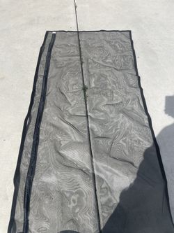 Outside screen door cover