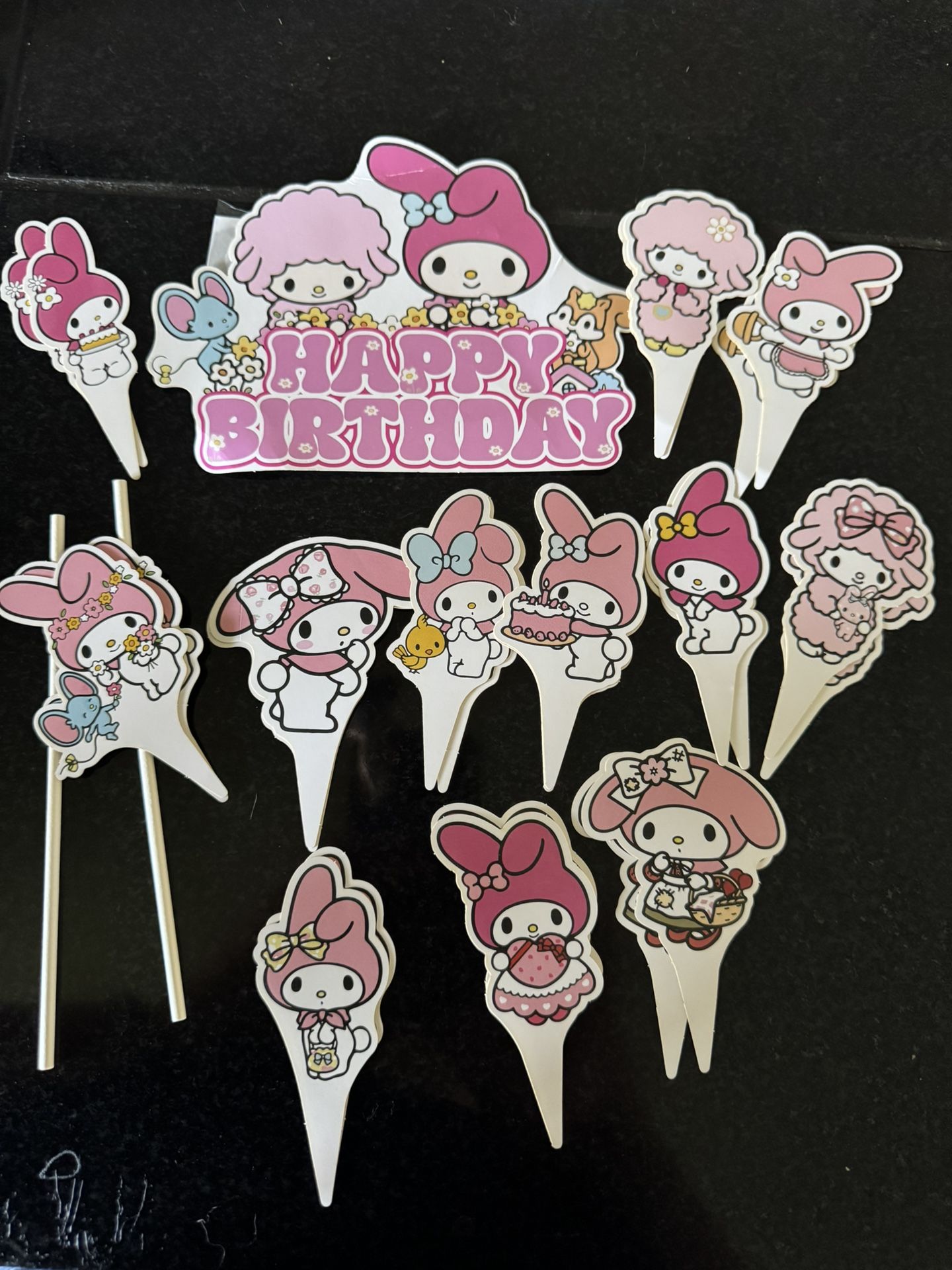 Melody Cake Toppers Cupcake Toppers