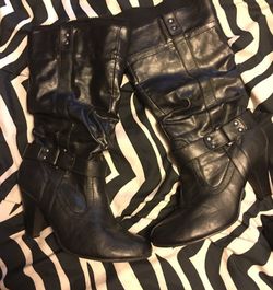 Black boots