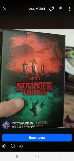Stanger things tarot cards