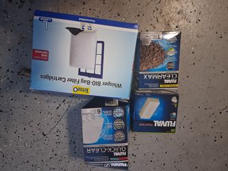 Fluval Filter Media Lot - ClearMax, Quick-Clear, AquaClear Foam and Carbon